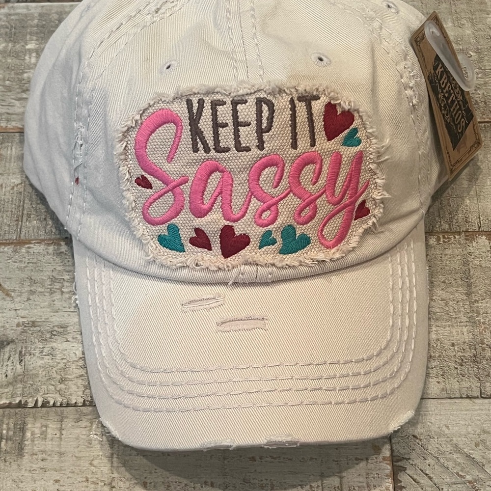 Keep It Sassy Distressed Cap